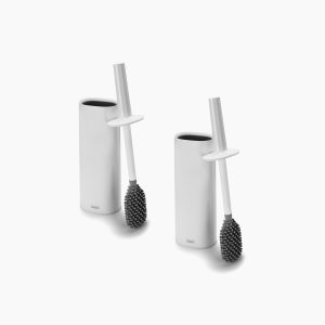 Flex TriBlade Pack of 2 White Toilet Brushes