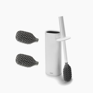 Flex TriBlade White Toilet Brush Starter Set
