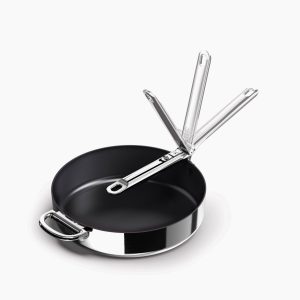 Space Steel Folding Handle Non-Stick 11 Frying Pan