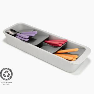 DrawerStore  Compact Tiered Cutlery Organizer