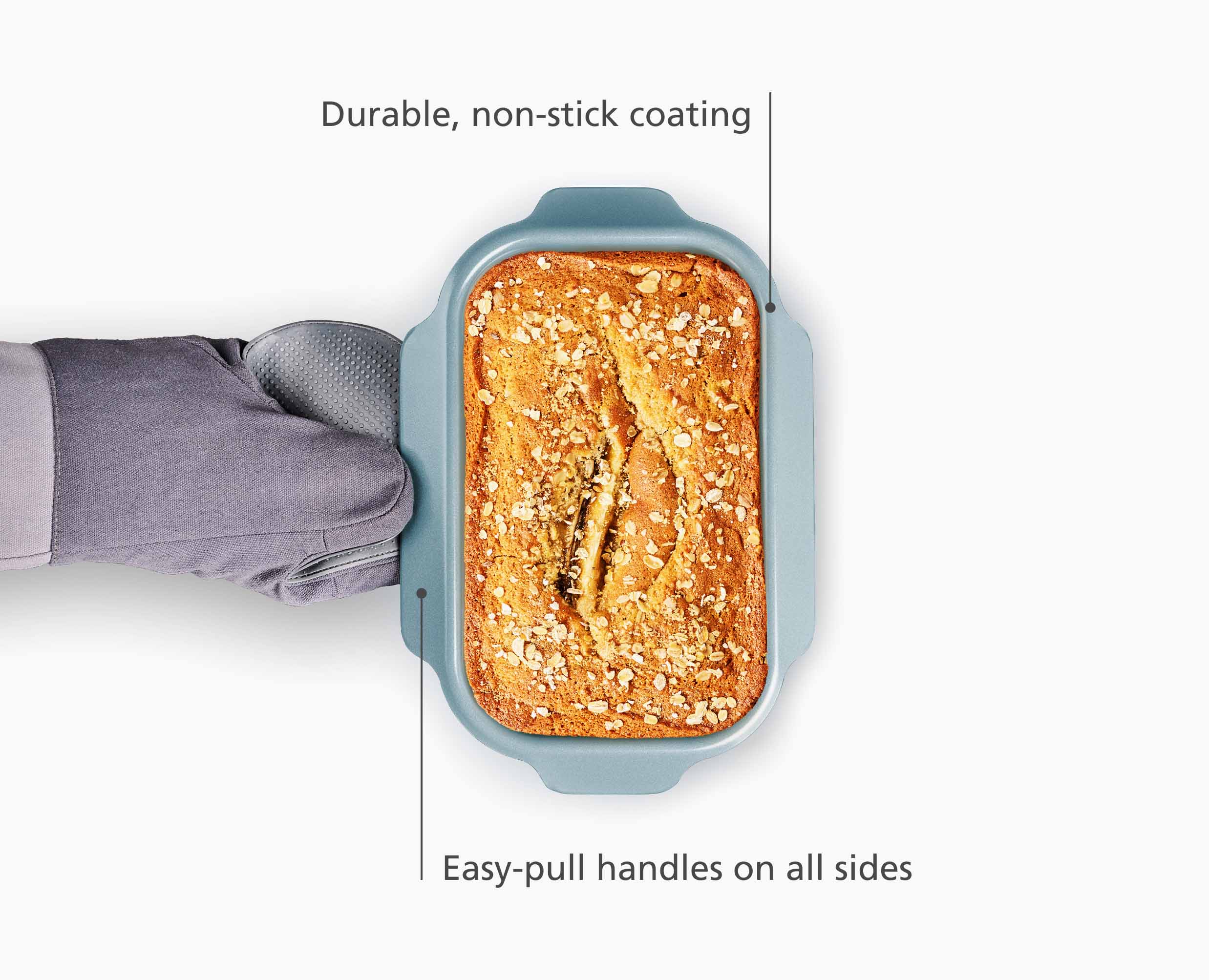 Nest Bake Non-Stick Blue 2lb Loaf Pan - Image 4