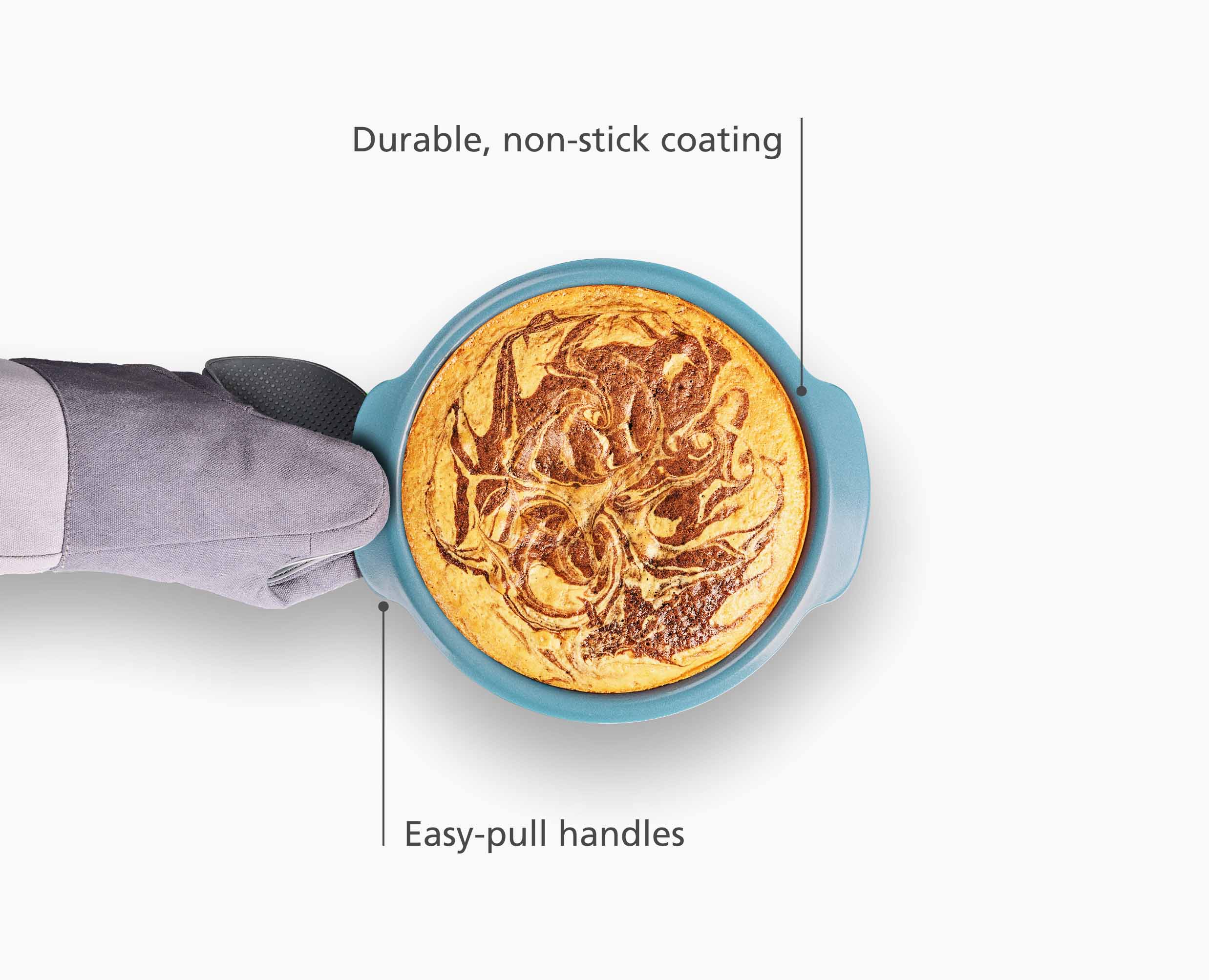 Nest Bake Non-Stick 8 Blue Round Cake Pan - Image 4