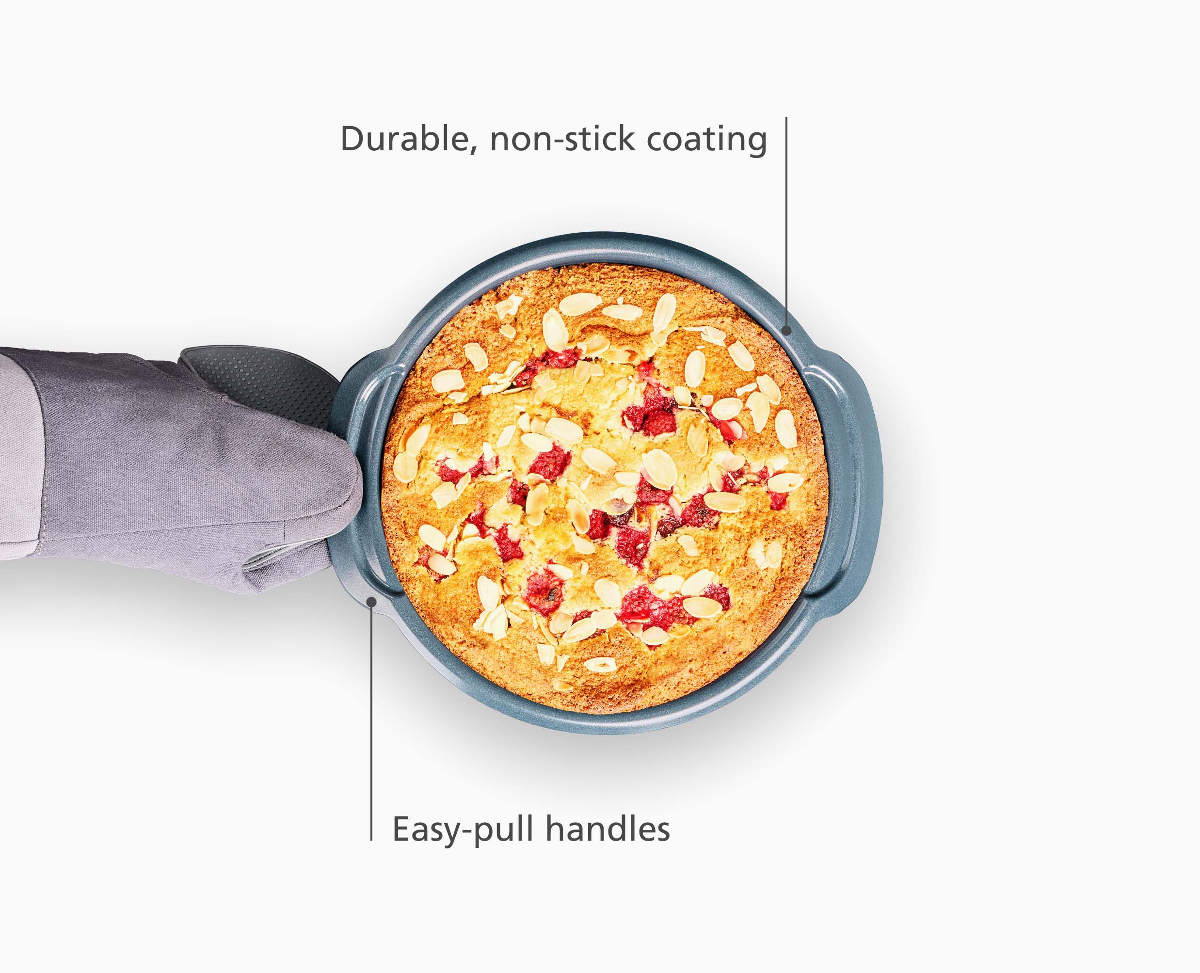 Nest Bake Non-Stick 9 Blue Round Cake Pan - Image 4