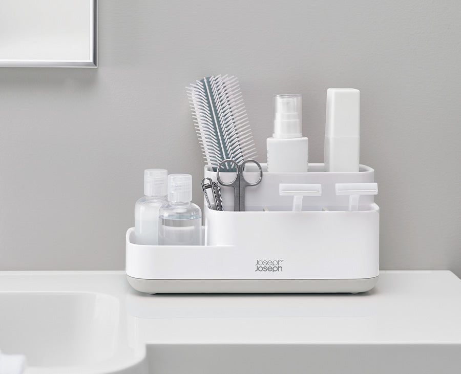 EasyStore Light Gray Bathroom Storage Caddy - Image 2