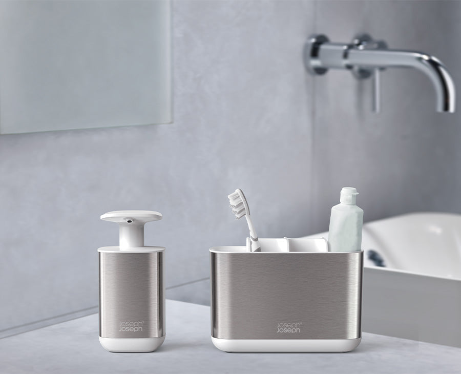 2-piece Stainless-steel Bathroom Sink Set - Image 2