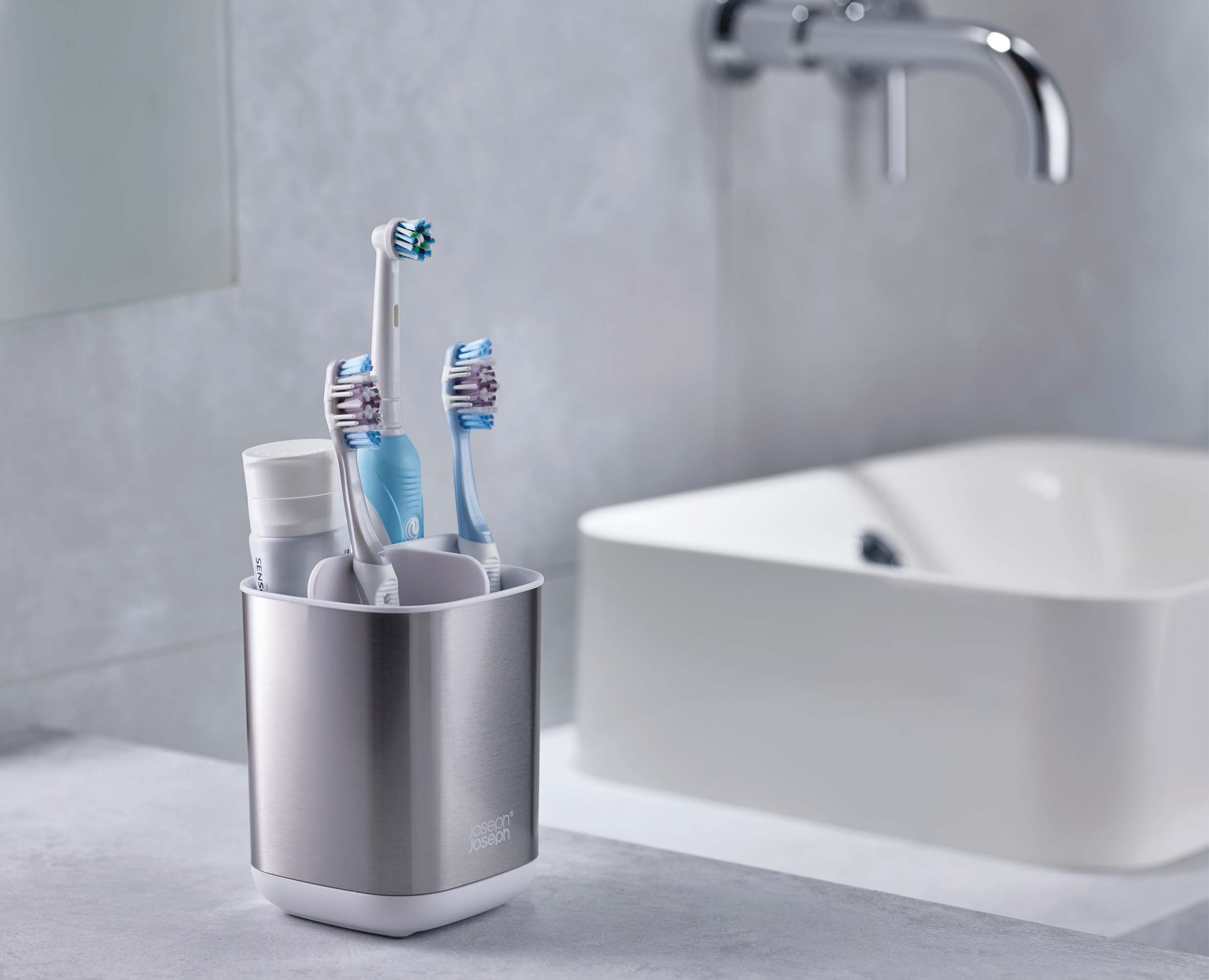 EasyStore Stainless-steel Toothbrush Holder - Image 3