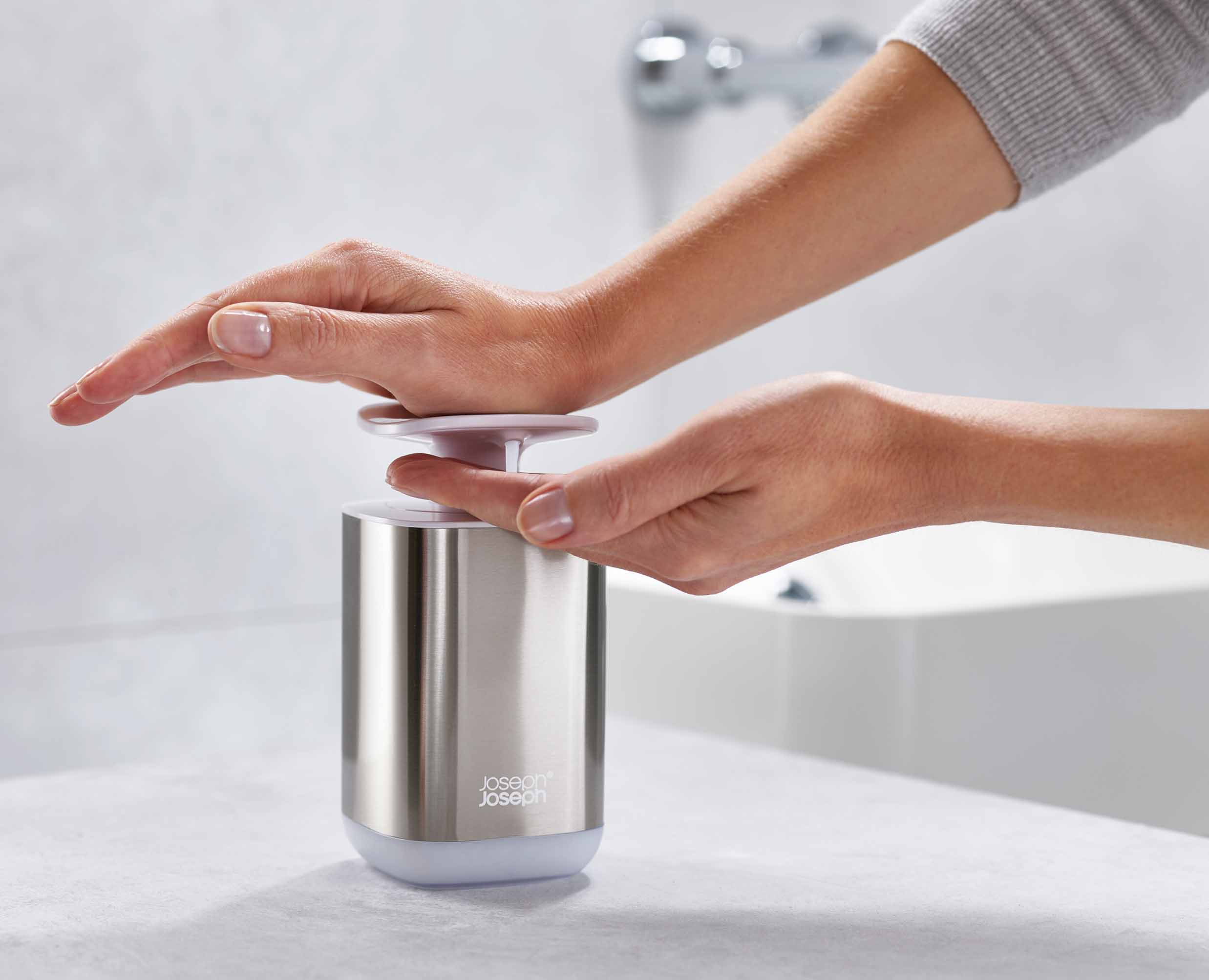 Presto Stainless-steel Hygienic Soap Dispenser - Image 3