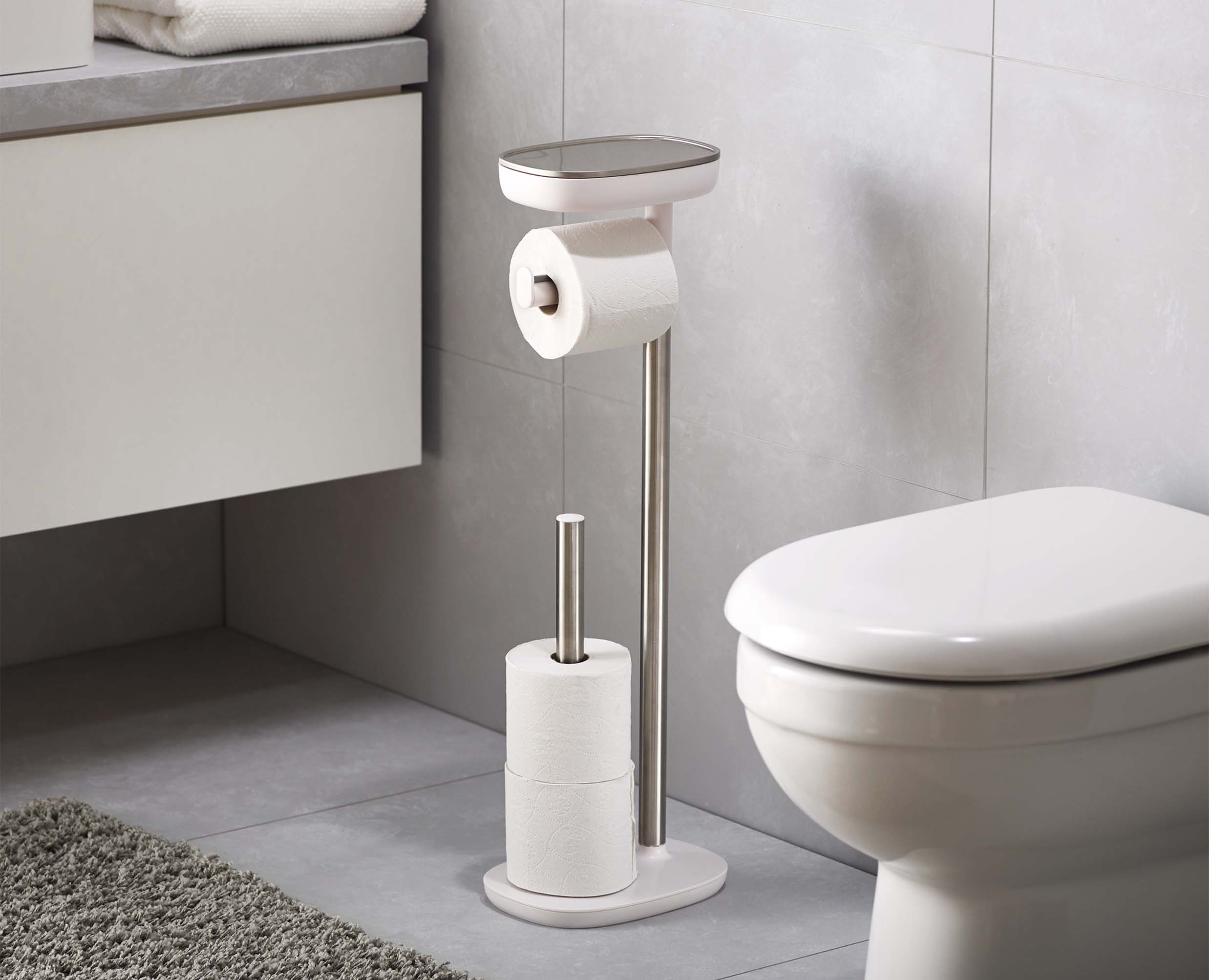 EasyStore Stainless-steel Toilet Roll Holder - Image 3