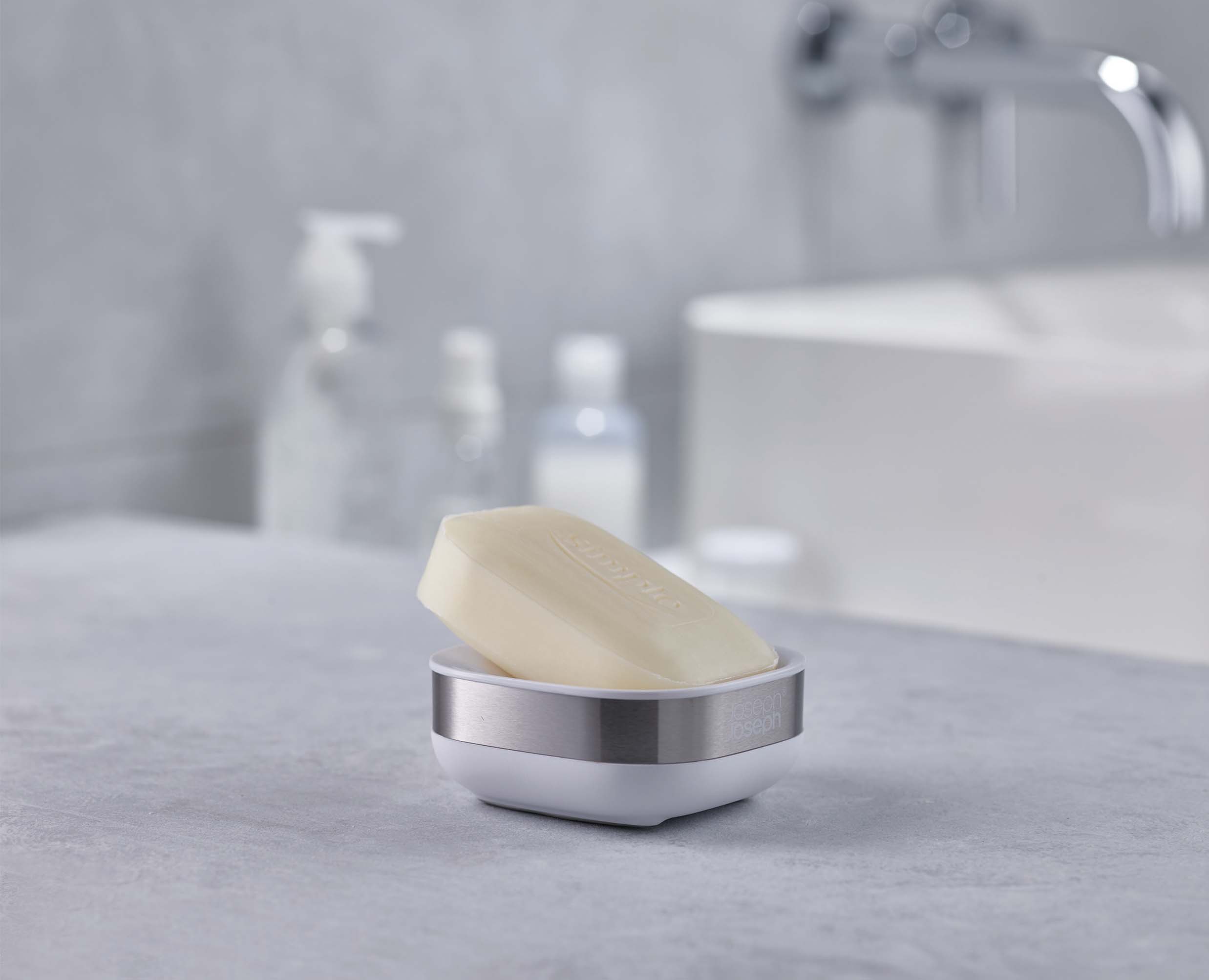 Slim Compact Stainless-steel Soap Dish - Image 3