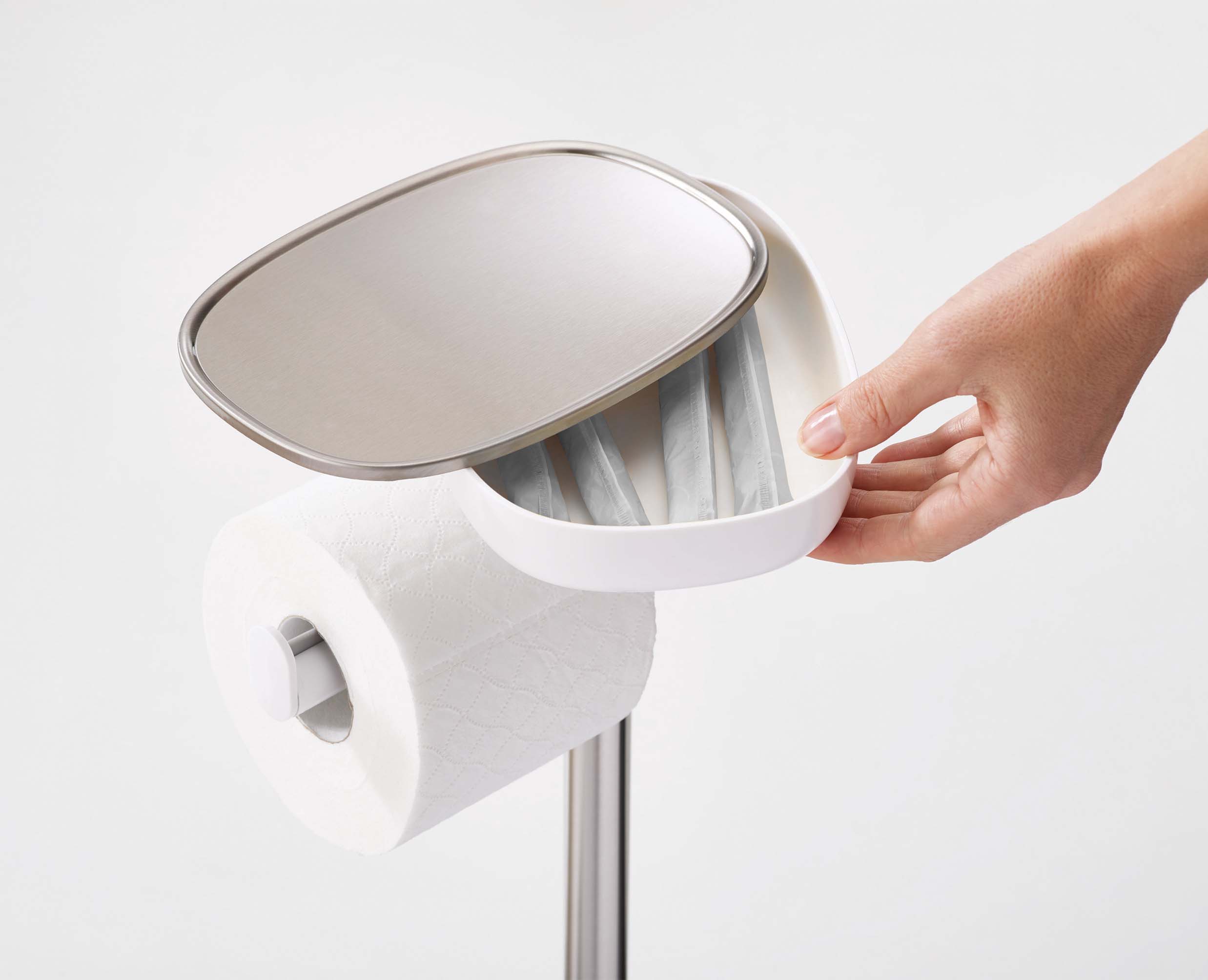 EasyStore Stainless-steel Toilet Roll Holder - Image 4