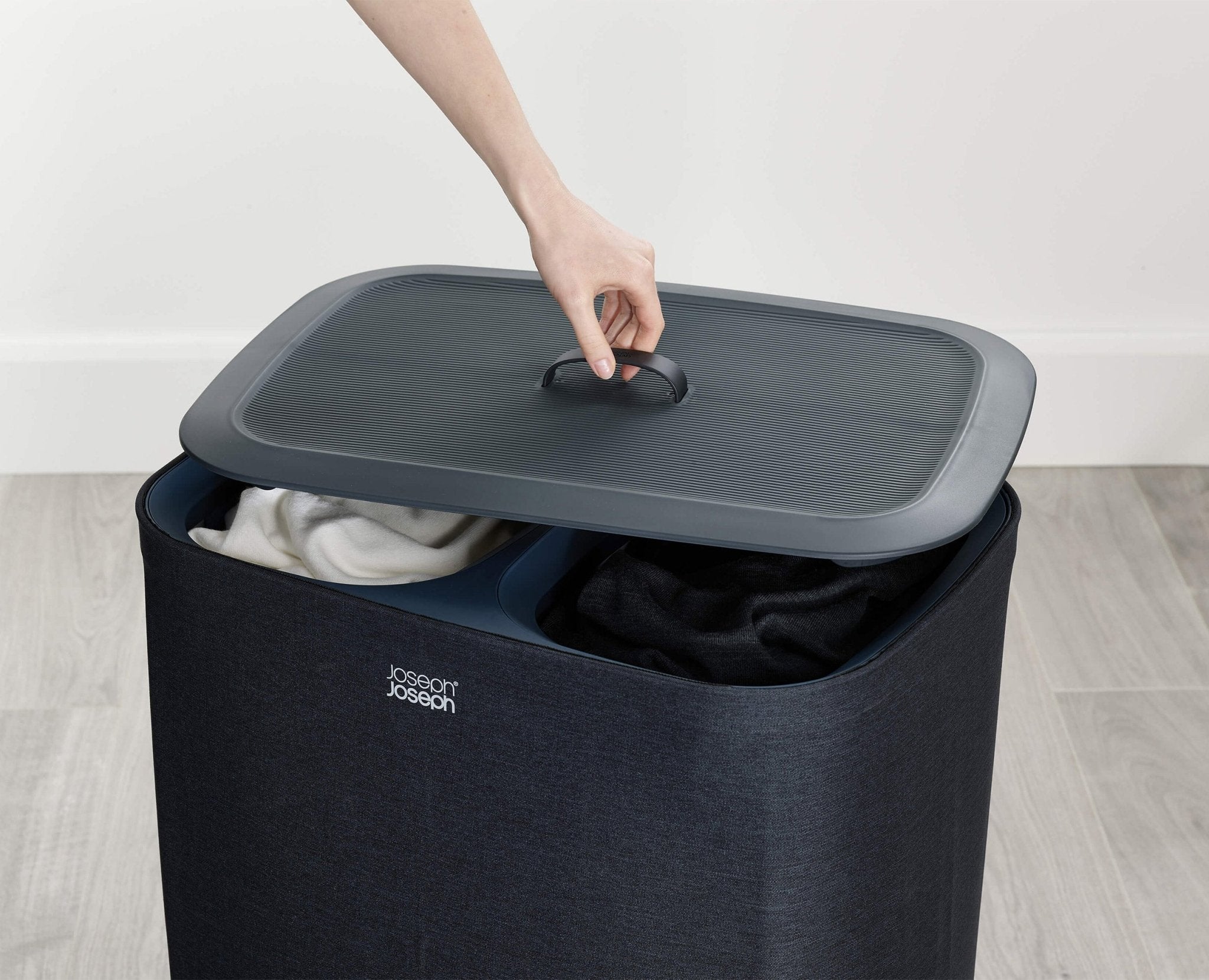 2-piece Black Tota Twin 90L & Hold-All 35L Laundry Basket Set - Image 4