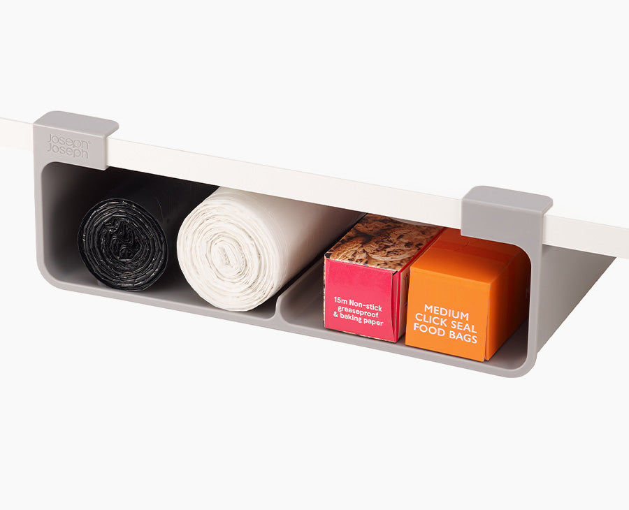 CupboardStore Large Gray Film. Foil & Bag Organizer