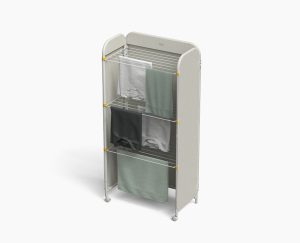 Eclipse  3-tier Ecru Clothes Drying Rack With Screen