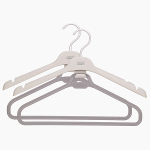 Orderly Set of 2 Ecru Long Garment Hangers