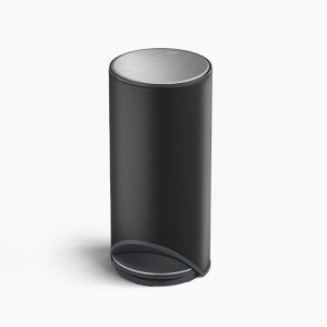 Arc 30L Easy-push Matt Black Pedal Trash Can