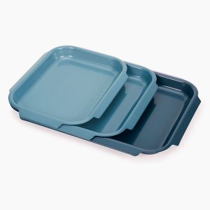Nest  Bake Non-Stick 3-piece Blue Baking Pan Set