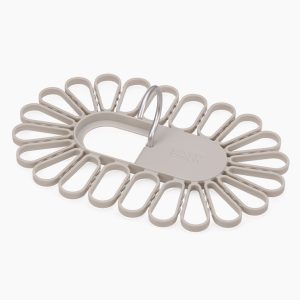 Petal 22-piece Quick-grip Ecru Drying Hanger