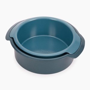 Nest  Bake Non-Stick 2-piece Blue Round Cake Pan Set