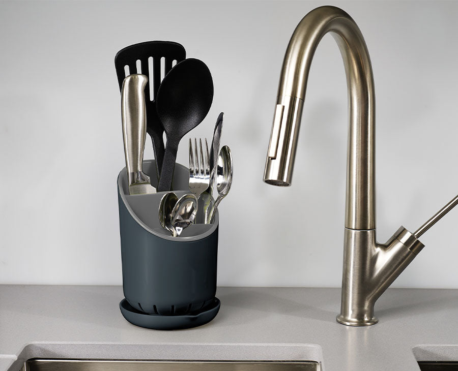 Dock Gray Cutlery Drainer - Image 2