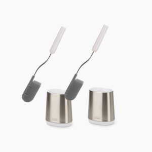 Flex  Lite Pack of 2 Stainless-Steel Toilet Brushes