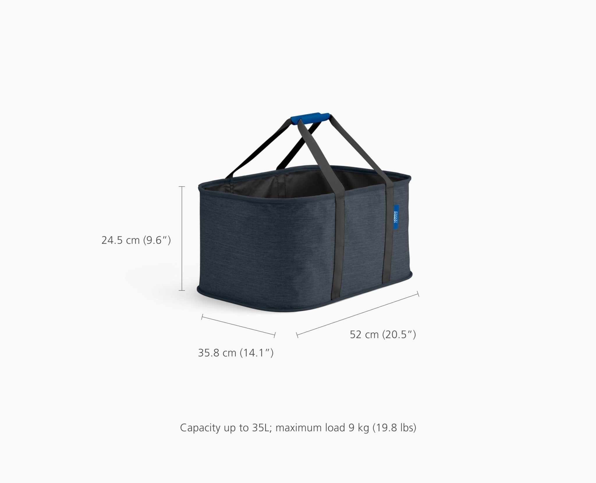 2-piece Black Tota Twin 90L & Hold-All 35L Laundry Basket Set - Image 8