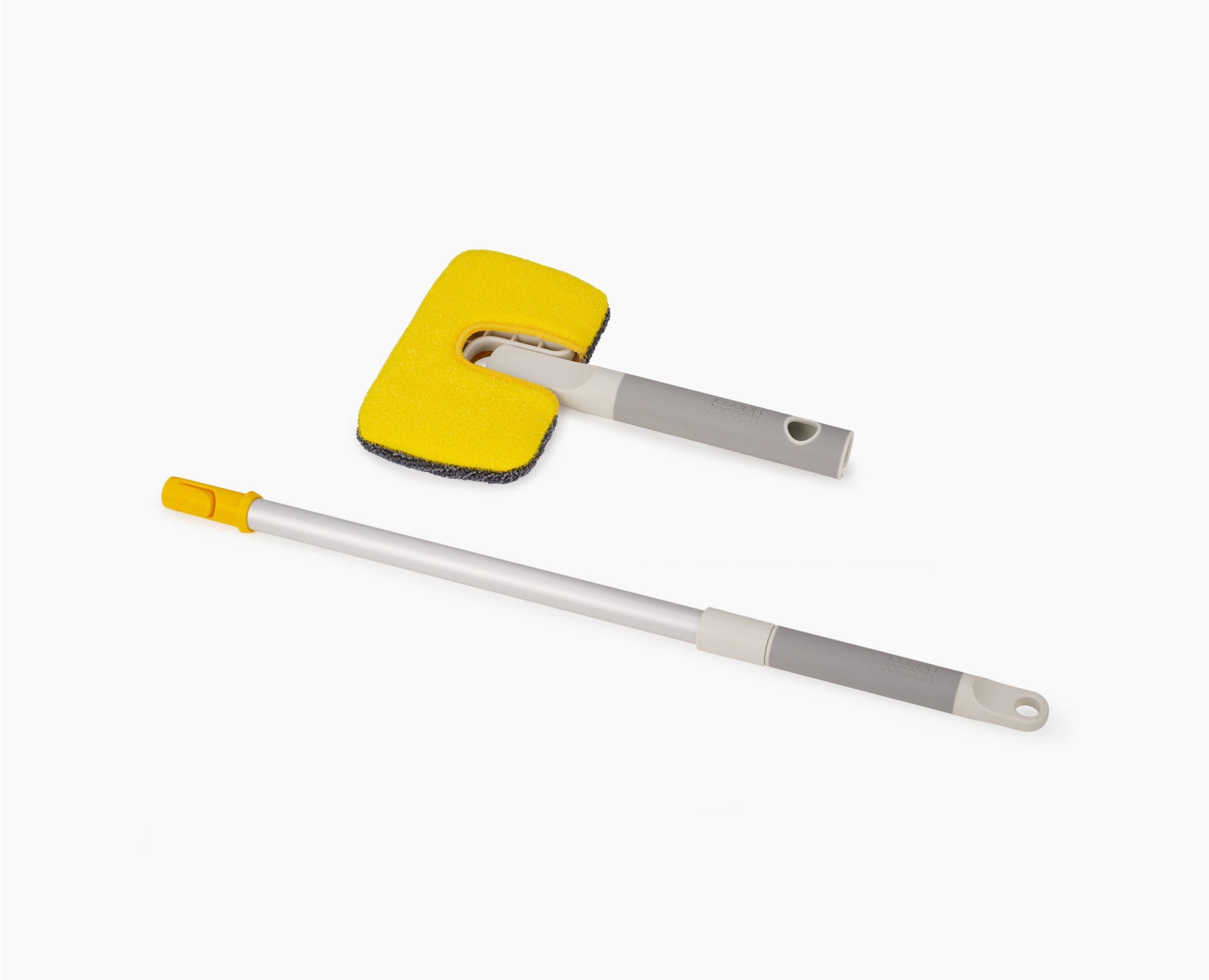 CleanTech 2-in-1 Surface Scrubber Tool with Extension Pole