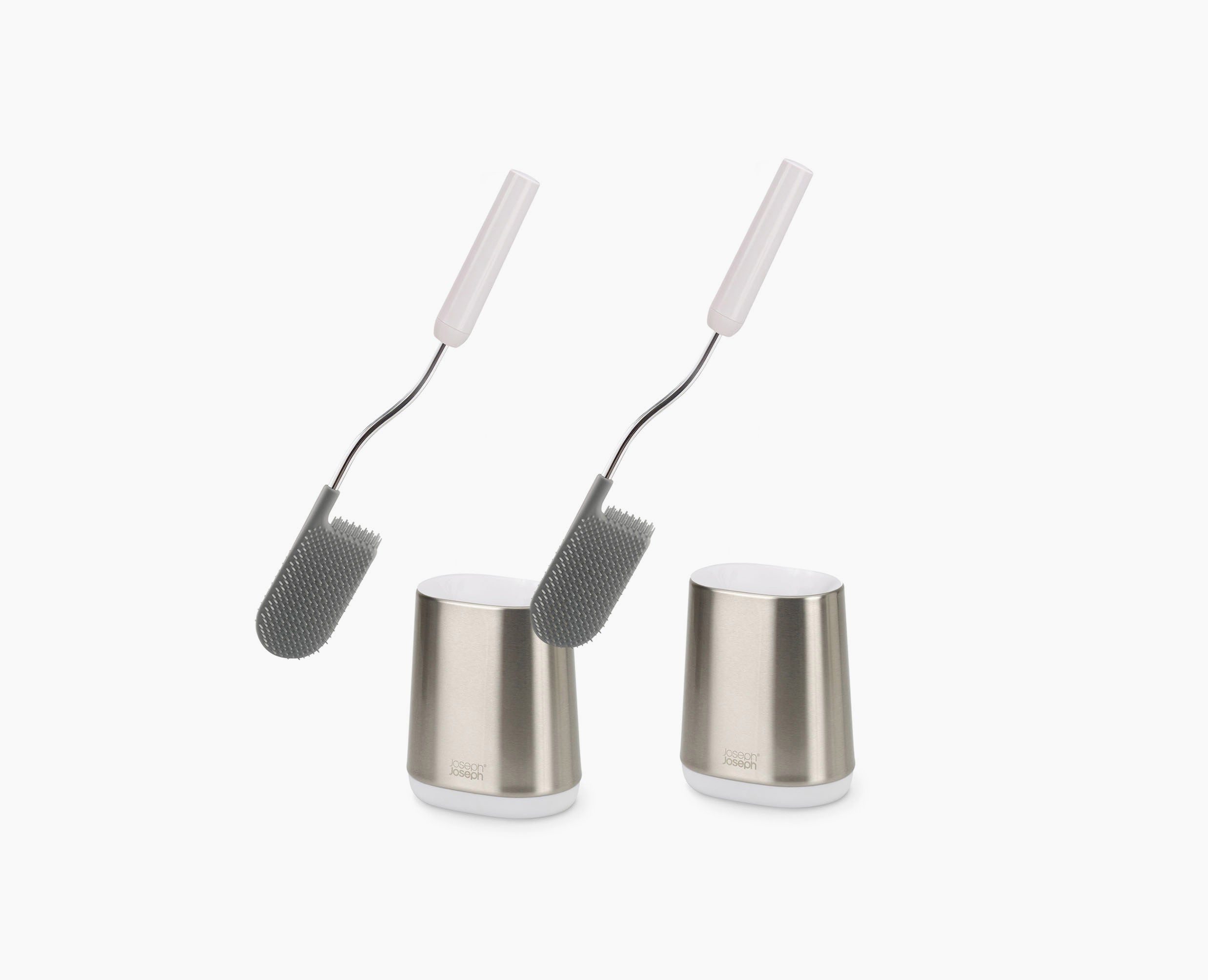 Flex Lite Pack of 2 Stainless-Steel Toilet Brushes - Image 3