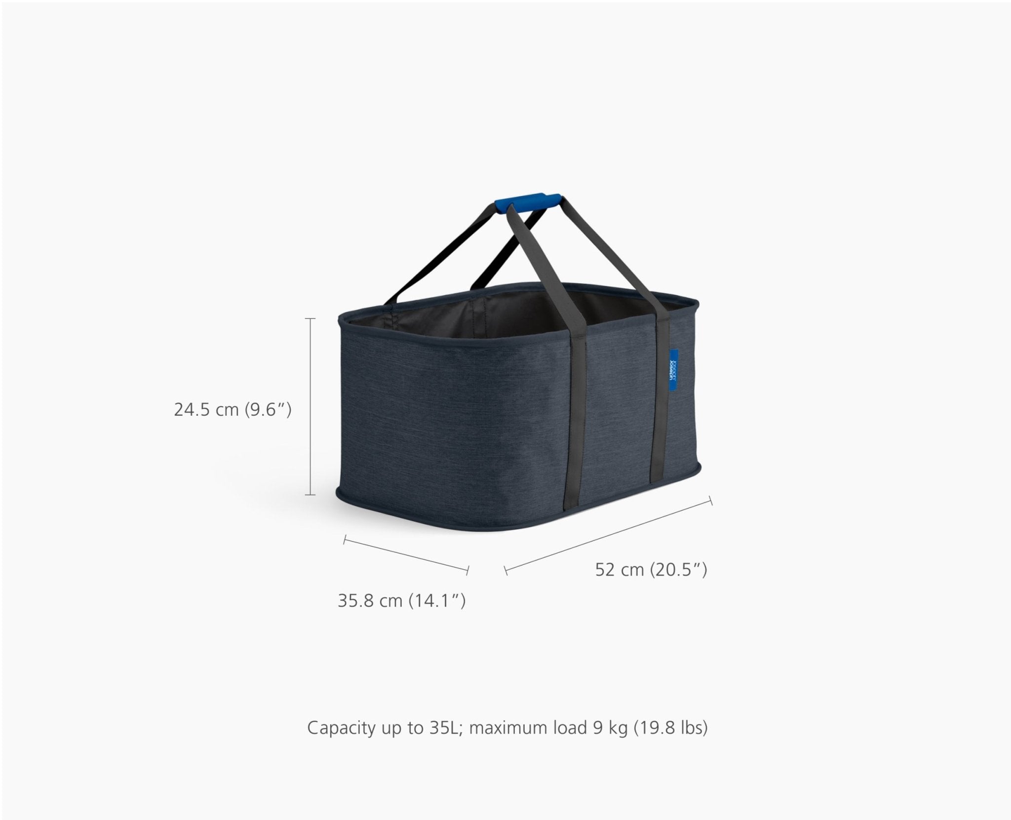 2-piece Black Tota Trio 90L & Hold-All 35L Laundry Basket Set - Image 8