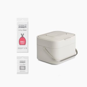 Stack 4L Stone Food Waste Caddy Starter Set